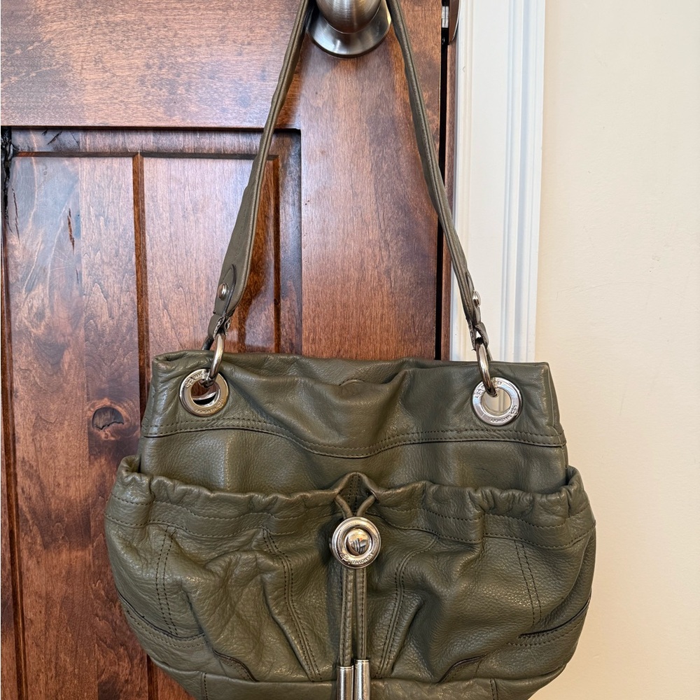 Vintage B. Makowsky Leather Toggle Purse